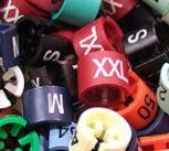 Coat hanger size tags