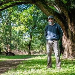 Nabil Ali in the Botanic Garden